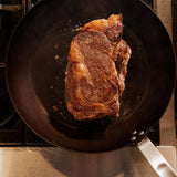 Seasoned Carbon Steel Frying Pan