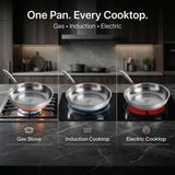 Pure Titanium Frying Pan with Utensil Set